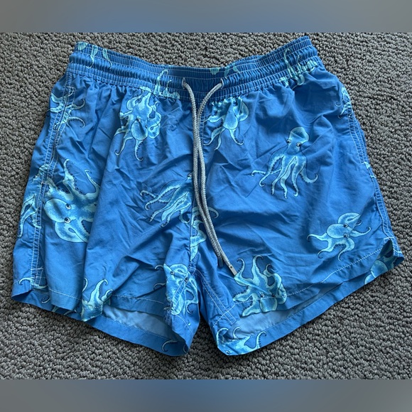 Vilebrequin Men's Octopus Swim Trunks, XXL Swim Trunks